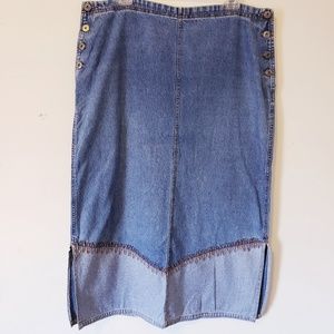 RARE Vintage Starwear Jeans Women's Denim Skirt